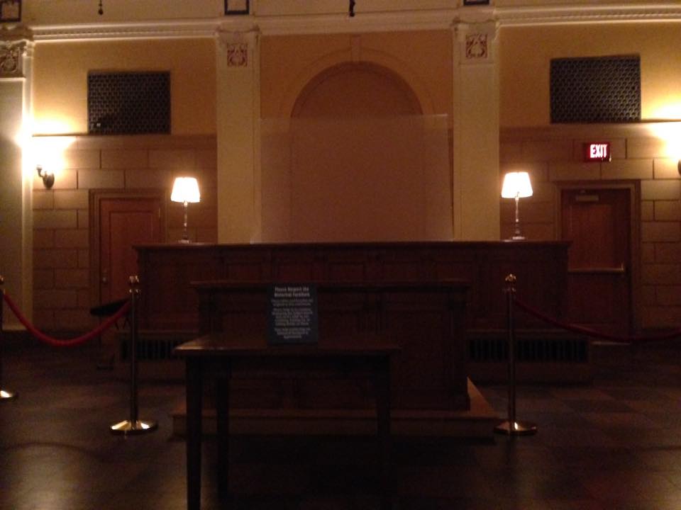 The Mob Museum Courtroom Experience